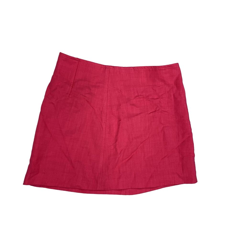 NWT Zara Pink Mini Textured Pencil Skirt Small